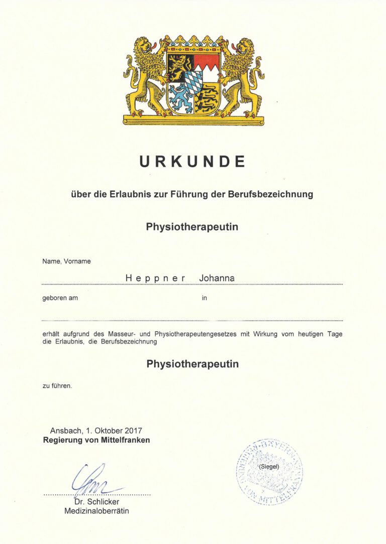 Physiotherapie-Urkunde-768x1084